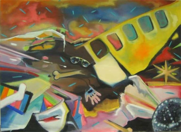 770x560 Saatchi Art Crash Painting By Sharona Eliassaf - Crash Painting