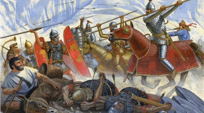 672x372 Roman Blood In The East Considering Crassus' Parthian Campaign - Crassus Painting