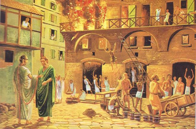 657x432 The City Of Caesar 80 B. C. - Crassus Painting