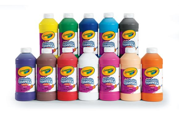 580x393 Artista Tempera Paint - Crayola Painting