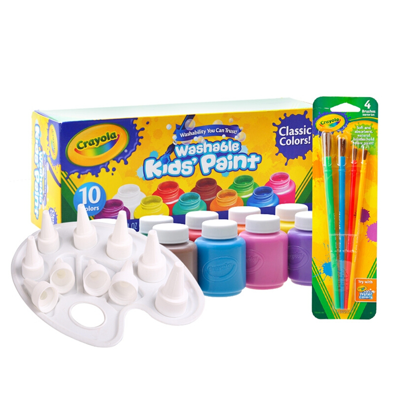 800x800 Crayola Crayola Children's Finger Paint Washable Baby Painting - Crayola Painting