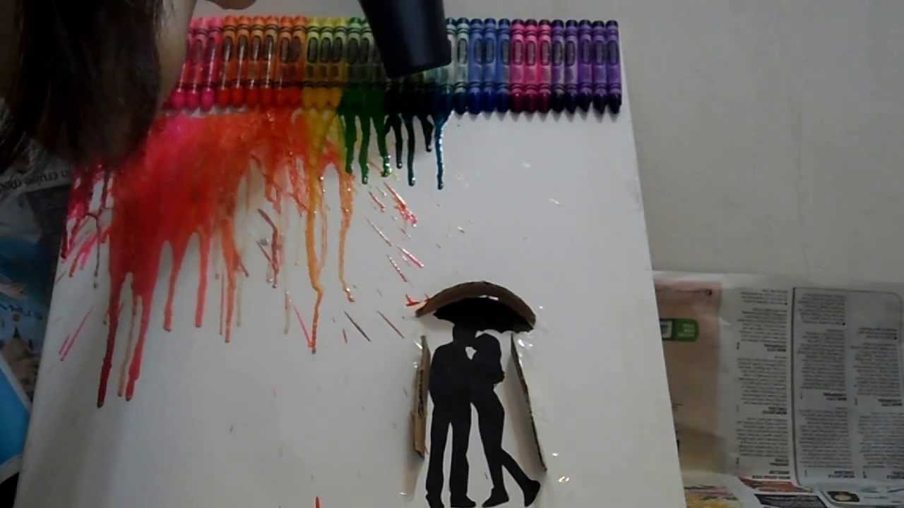 1280x720 Diy (Do It Yourself) Crayon Art Painting - Crayon Painting