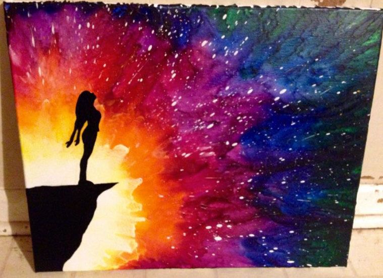 759x551 Melted Crayon Art By Uniquecollegekid On Etsy Art Class Ideas - Crayon Painting