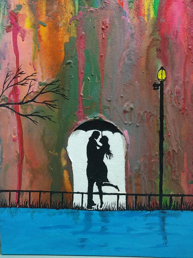 674x900 We Under Melted Crayon Painting By Rahul Sharma - Crayon Painting