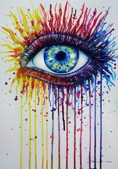 236x338 Blue Eye Black, White Or Blue Blue Eyes, Eye - Crayon Painting Images