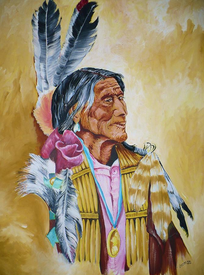 669x900 Crazy Horse Painting By Maris Liepins - Crazy Horse Painting
