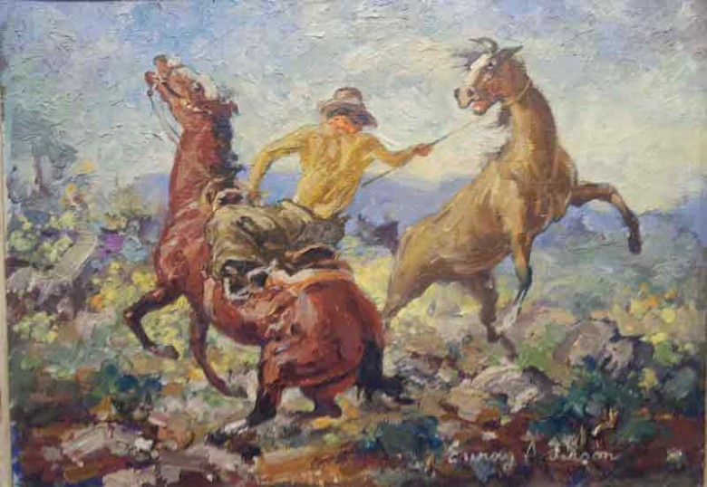 780x538 Crazy Horse Artist Franklin Euray Anderson - Crazy Horse Painting