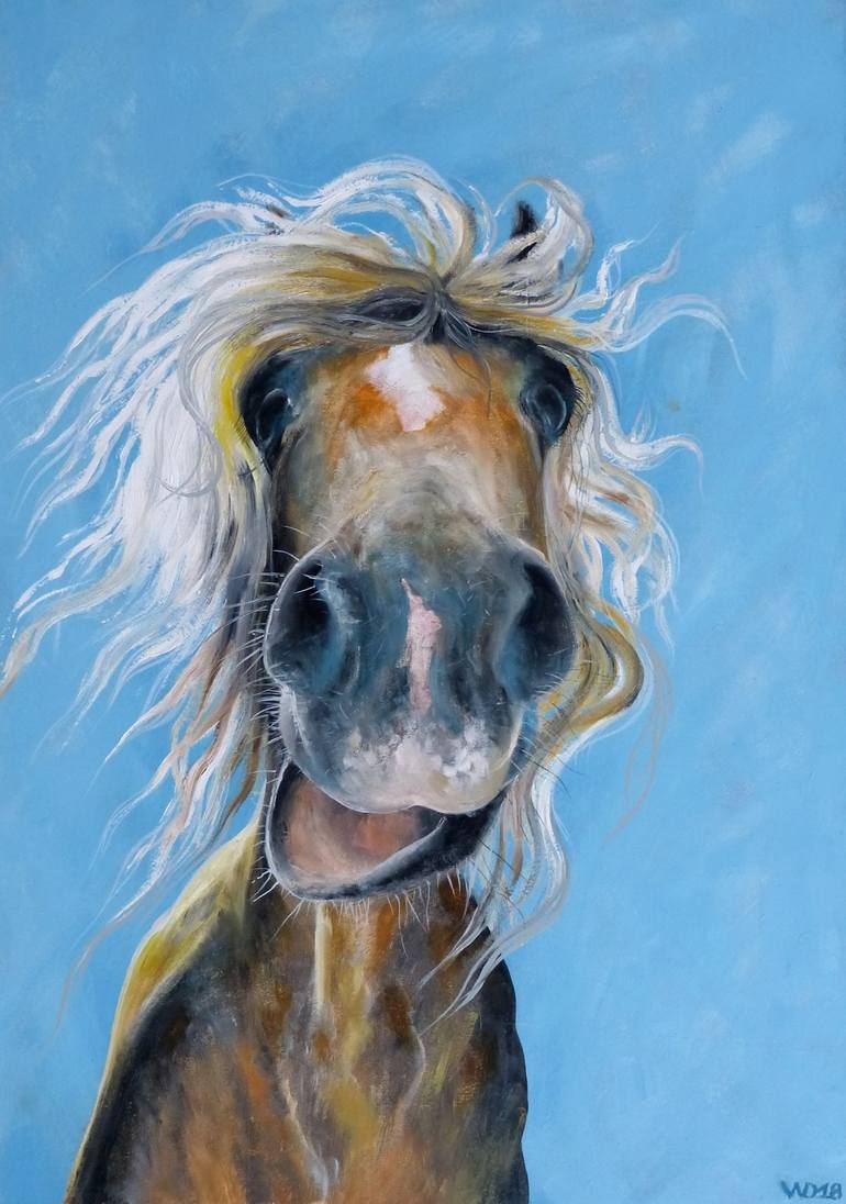 770x1096 Saatchi Art Crazy Horse Painting By Dietrich Weisenborn - Crazy Horse Painting