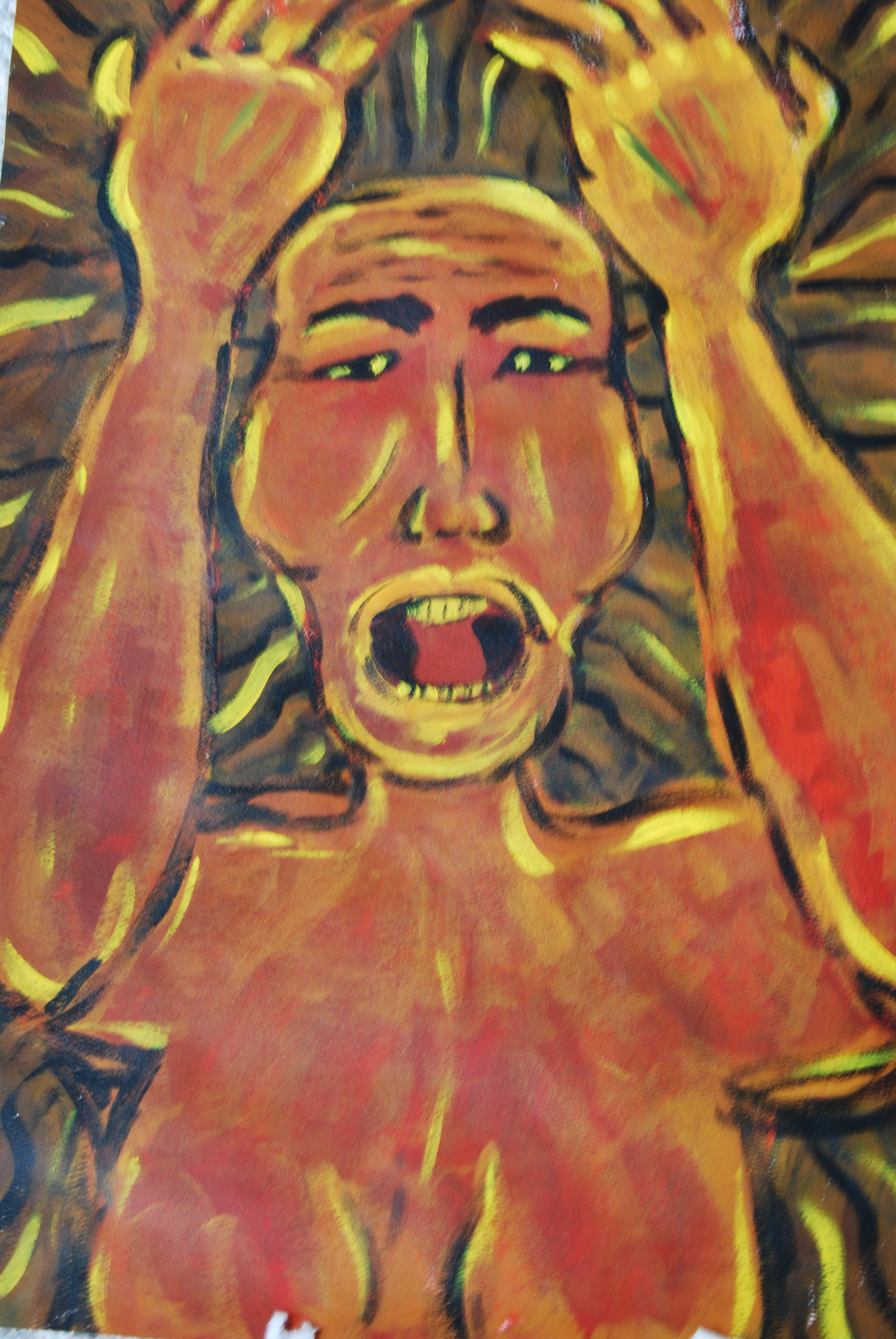 2592x3872 Crazy Woman, Painting Kp Afternoonstorm - Crazy Painting