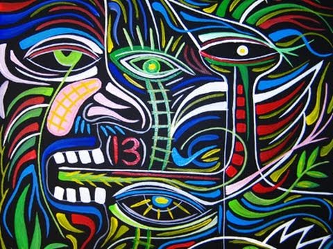 480x360 Raeart 4 Paintings Crazy Time Lapse Art - Crazy Painting