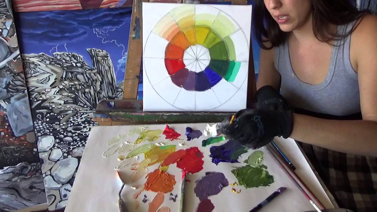 1280x720 Introduction To Mixing Colors Using Oil Paints - Create Painting Online