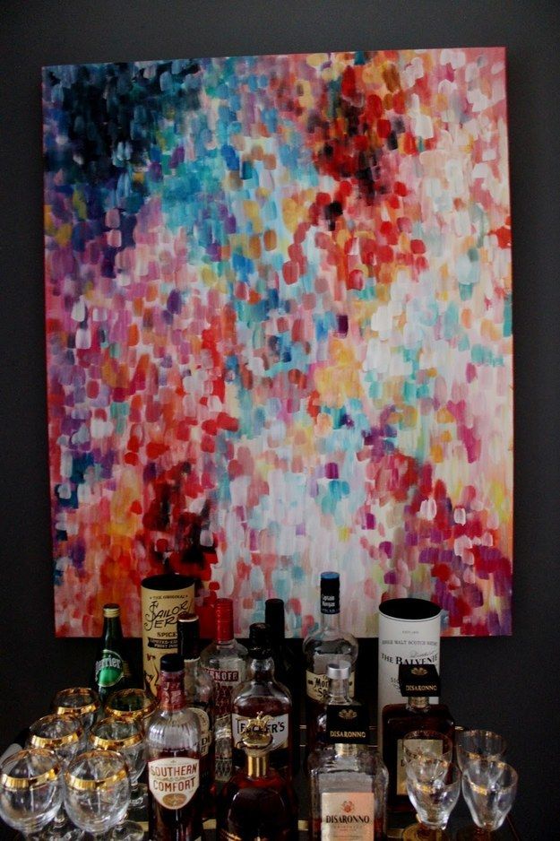 625x938 Make Approximately 3,000 Little Ovals. Diy Ideas - Create Your Own Painting