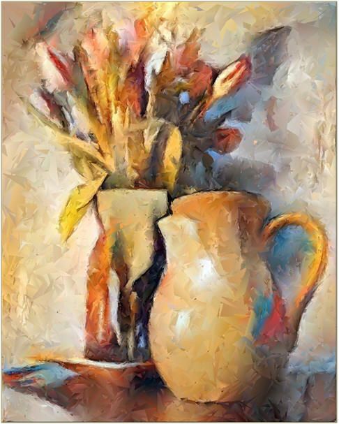 486x607 Still Life Scene - Create Your Own Painting