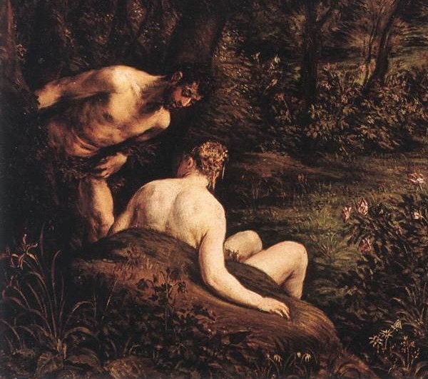 600x531 Story Of Adam And Eve - Creation Of Adam And Eve Painting