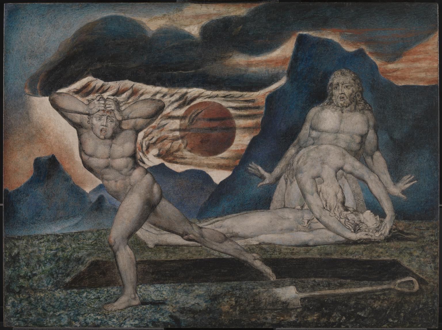 1536x1149 The Body Of Abel Found By Adam And Eve', William Blake, C.1826 Tate - Creation Of Adam And Eve Painting