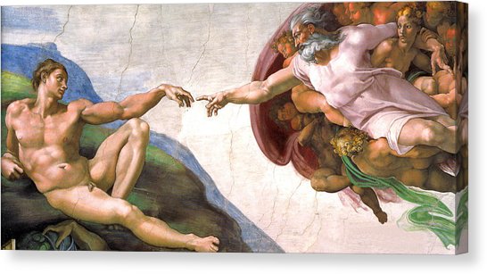 546x307 The Creation Of Adam Painting By Michelangelo - Creation Of Adam Painting