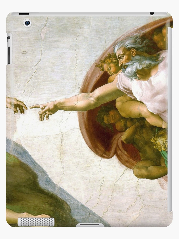 750x1000 The Creation Of Adam Painting By Michelangelo Sistine Chapel Ipad - Creation Of Adam Painting