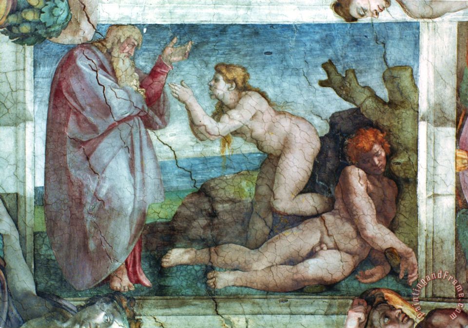 960x673 Michelangelo Buonarroti Sistine Chapel Ceiling Creation Of Eve - Creation Of Eve Painting