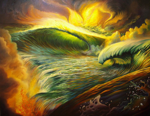 500x389 Genesis Day 1 [Limited Edition] - Creation Of The World Painting