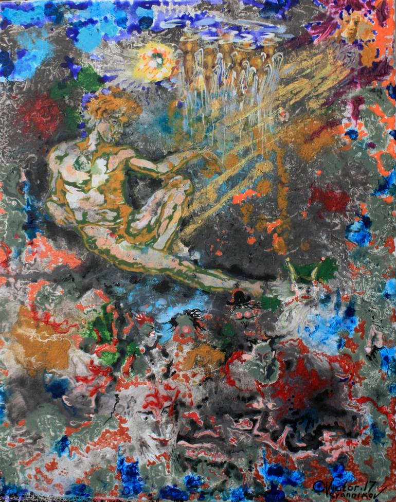 770x976 Saatchi Art World Creation. Painting By Victor Ovsyannikov - Creation Of The World Painting
