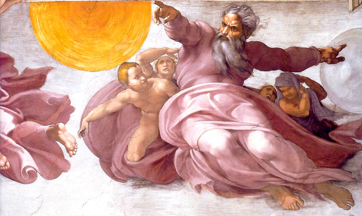 1221x730 Paintings On Genesis 1 11 - Creation Painting