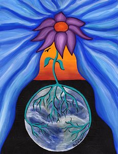 230x300 Creation Story Paintings Fine Art America - Creation Story Painting