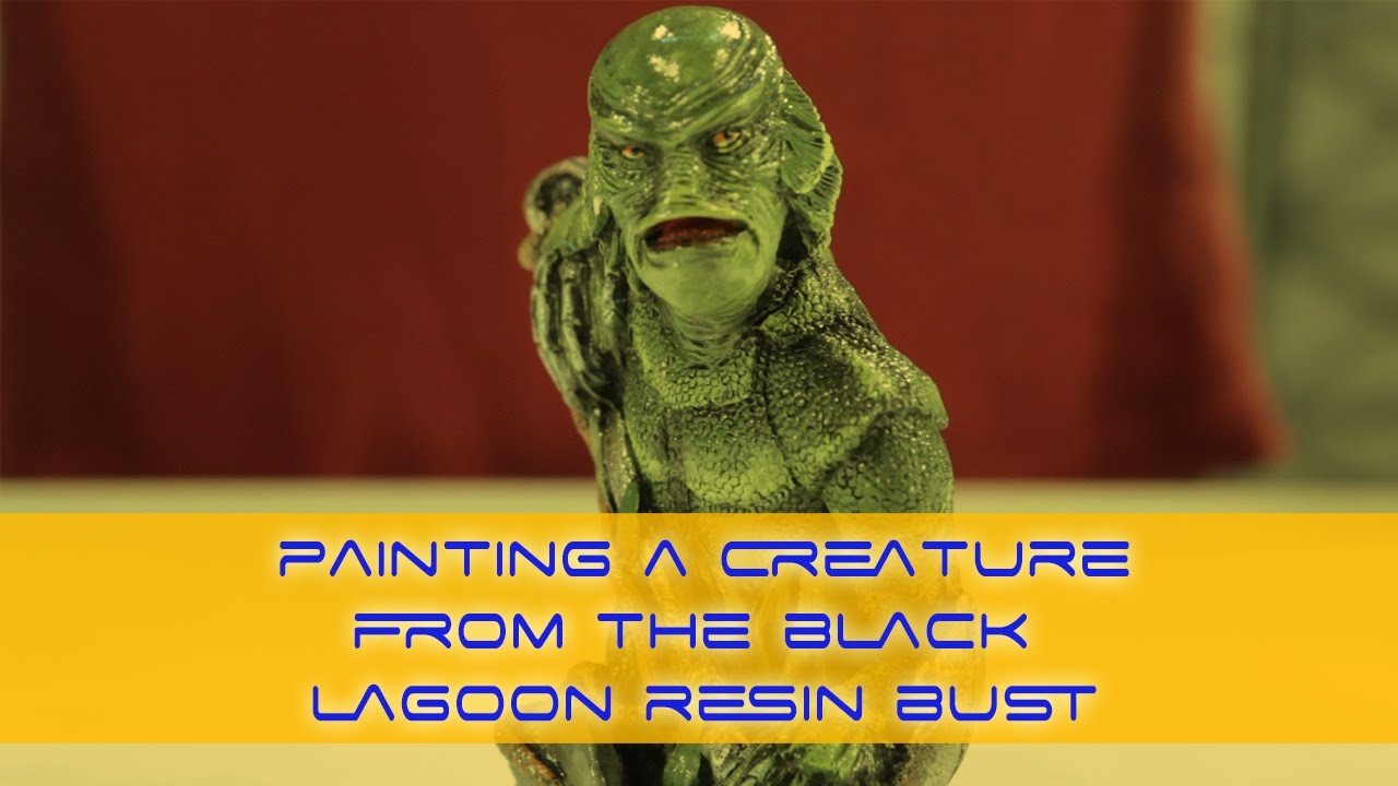 1280x720 How To Paint A Creature From The Black Lagoon - Creature From The Black Lagoon Painting