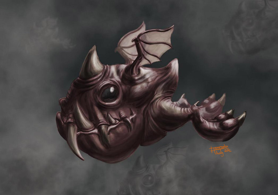 900x634 Creature Painting Study By Floopate - Creature Painting