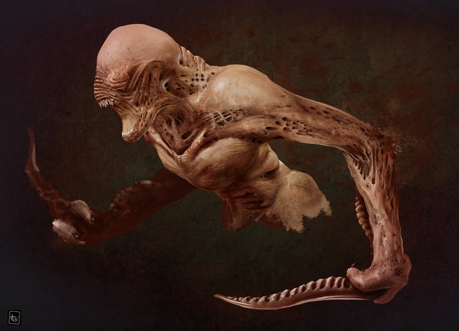 900x649 Creature Speed Painting By Andreabianco - Creature Painting