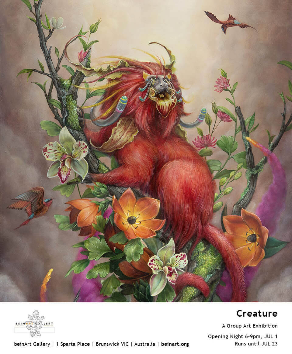 960x1165 Creature A Group Art Exhibition Beinart Gallery - Creature Painting