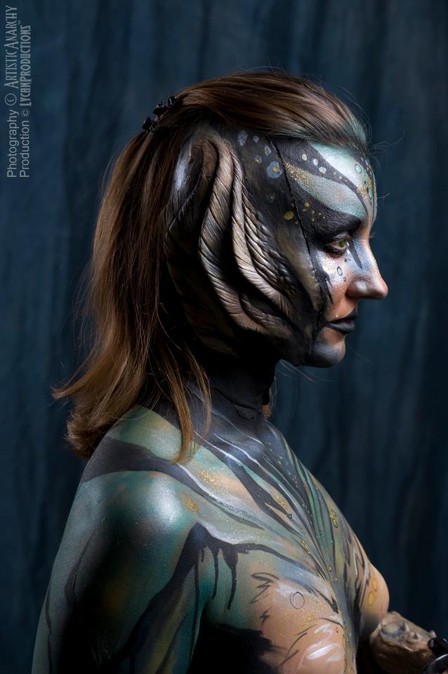 638x960 Creature Body Painting For Fantasy Calendar By Lycanproductions - Creature Painting
