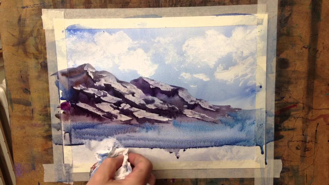 1280x720 Easy Credit Card Rocks Landscape - Credit Card Painting