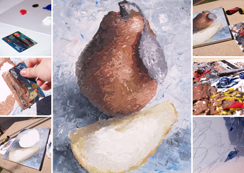 490x348 Plastic To Picasso Painting With A Credit Card Is New Artistic - Credit Card Painting