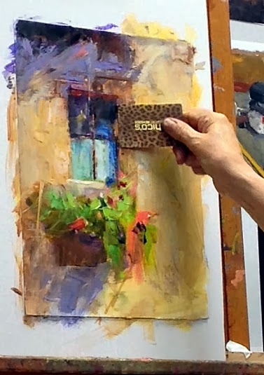 377x535 Art Talk - Credit Card Painting