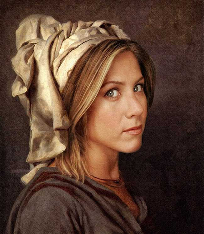 650x744 Sass And Coffee Creepy Or Awesome Celebs In Classic Paintings - Creepy Old Painting