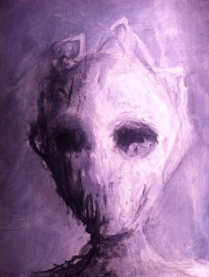 727x960 Creepy Painting By M. Tumulty Artists I Am Directly Influenced - Creepy Painting