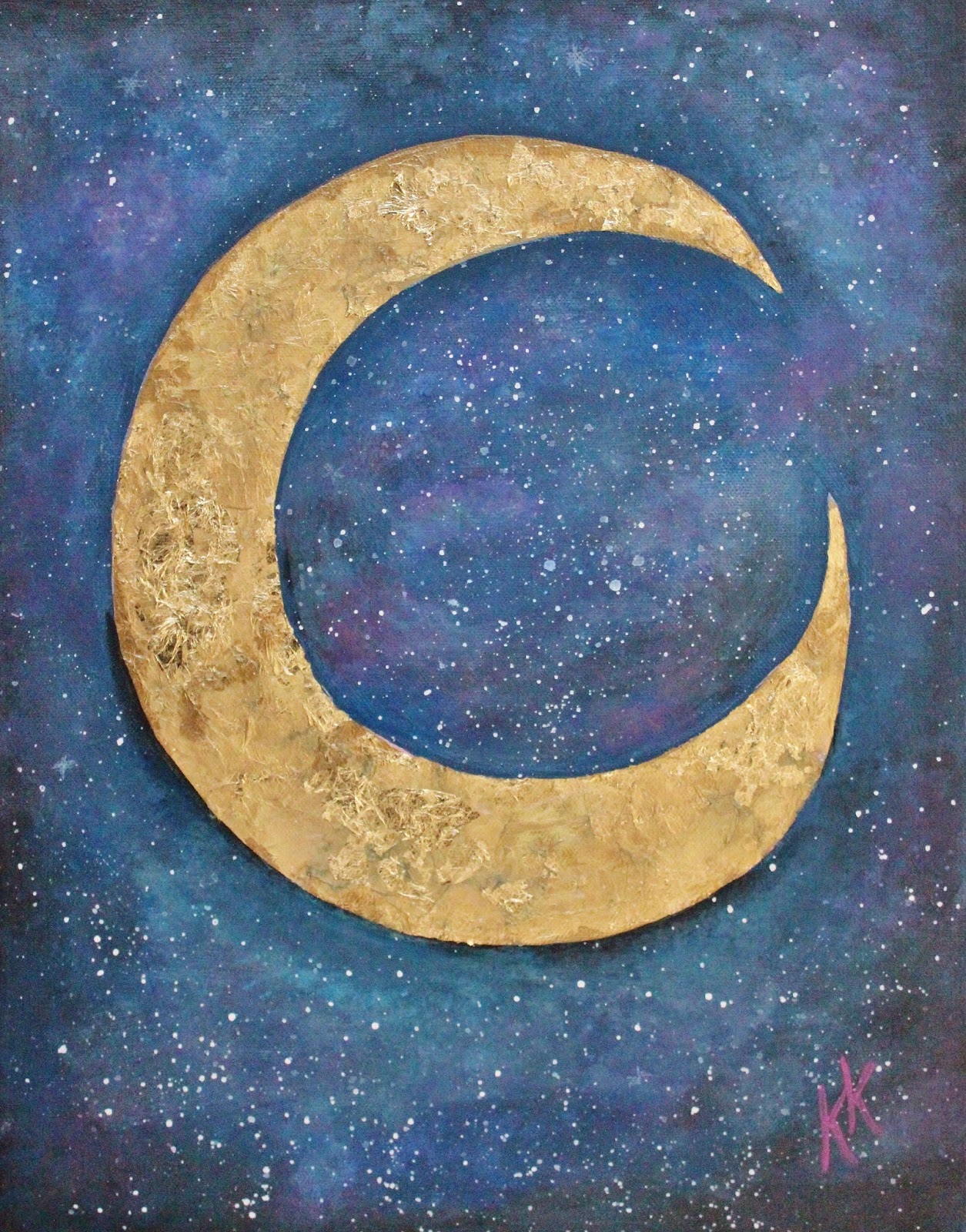 Painted moon