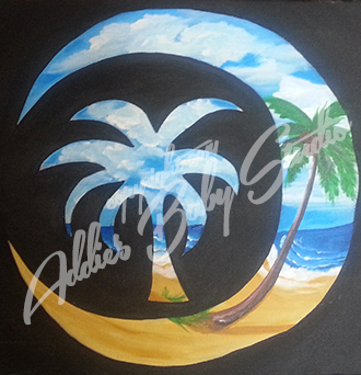 330x342 Beach Amp Crescent Moon Painting Class - Crescent Painting