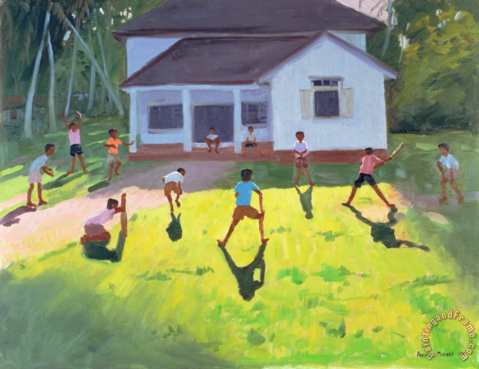 960x739 Andrew Macara Cricket Painting - Cricket Painting