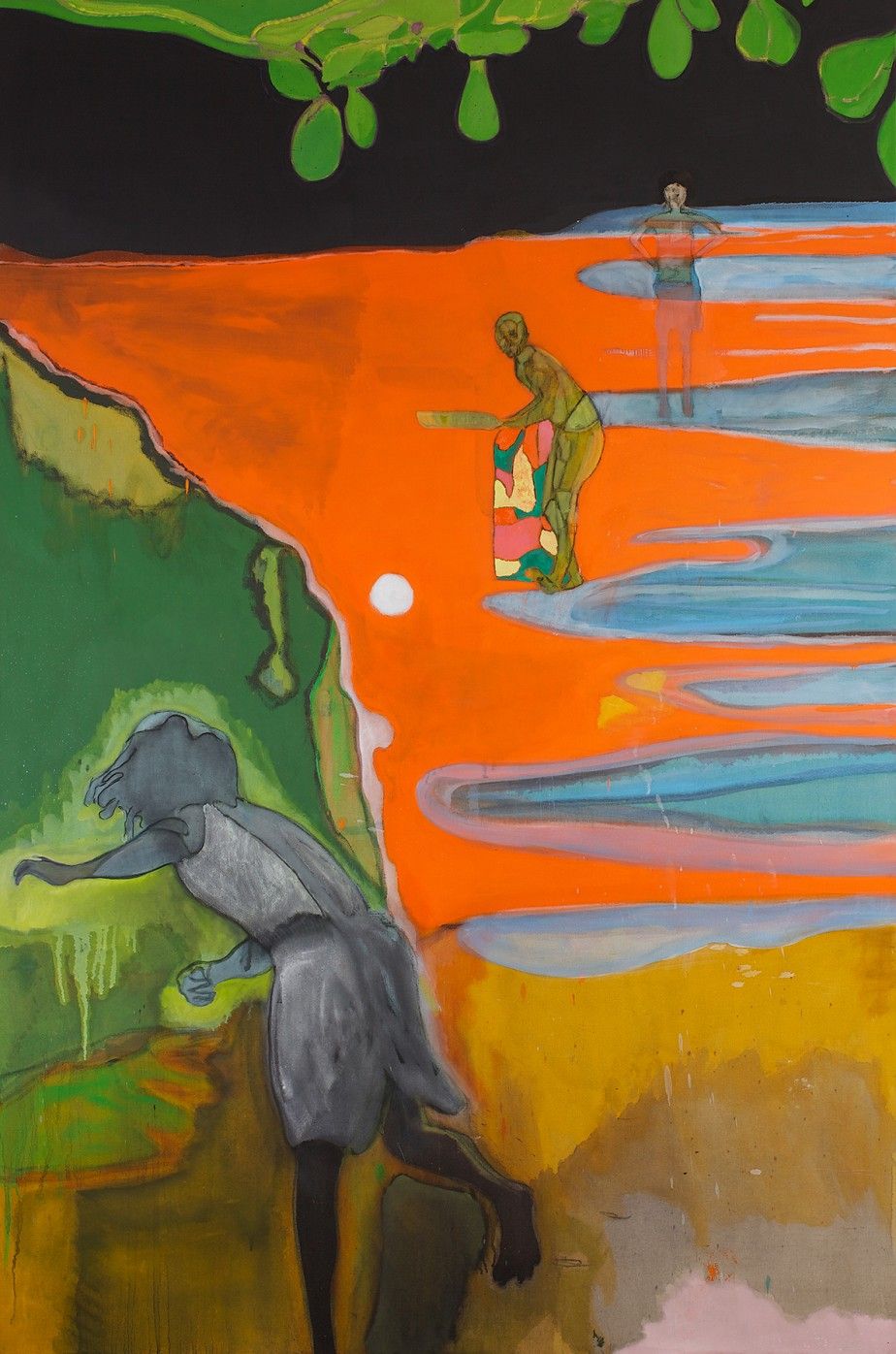 924x1396 Cricket Painting (Paragrand) Peter Doig 2006 2012 Oil On Canvas - Cricket Painting