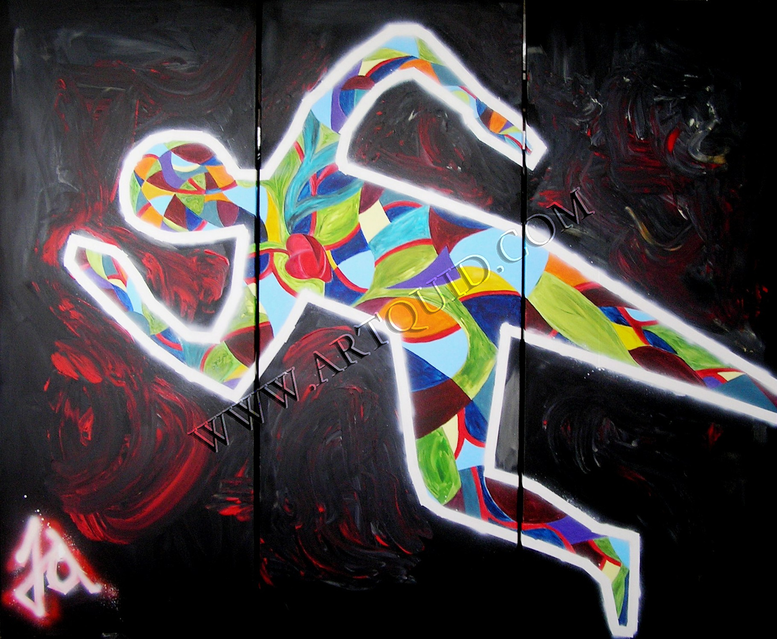 1600x1315 Crime Scene - Crime Scene Painting