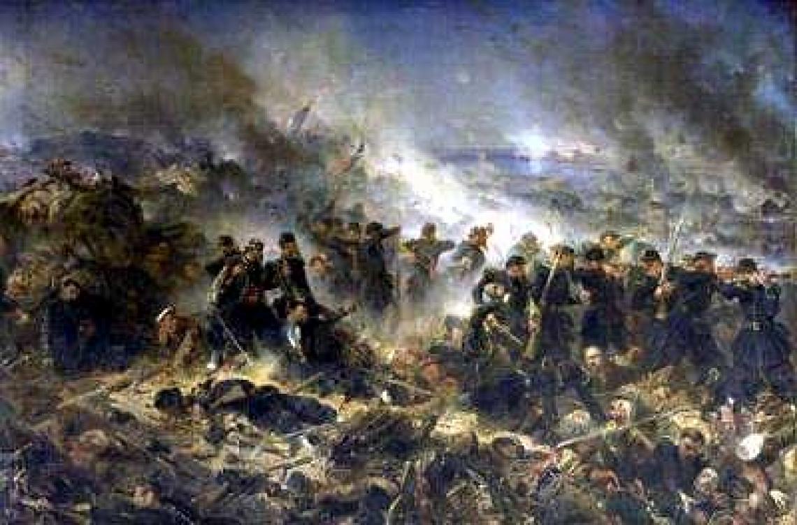 1140x752 The Crimean War And The Battle Of Inkerman Army Tigers - Crimean War Painting