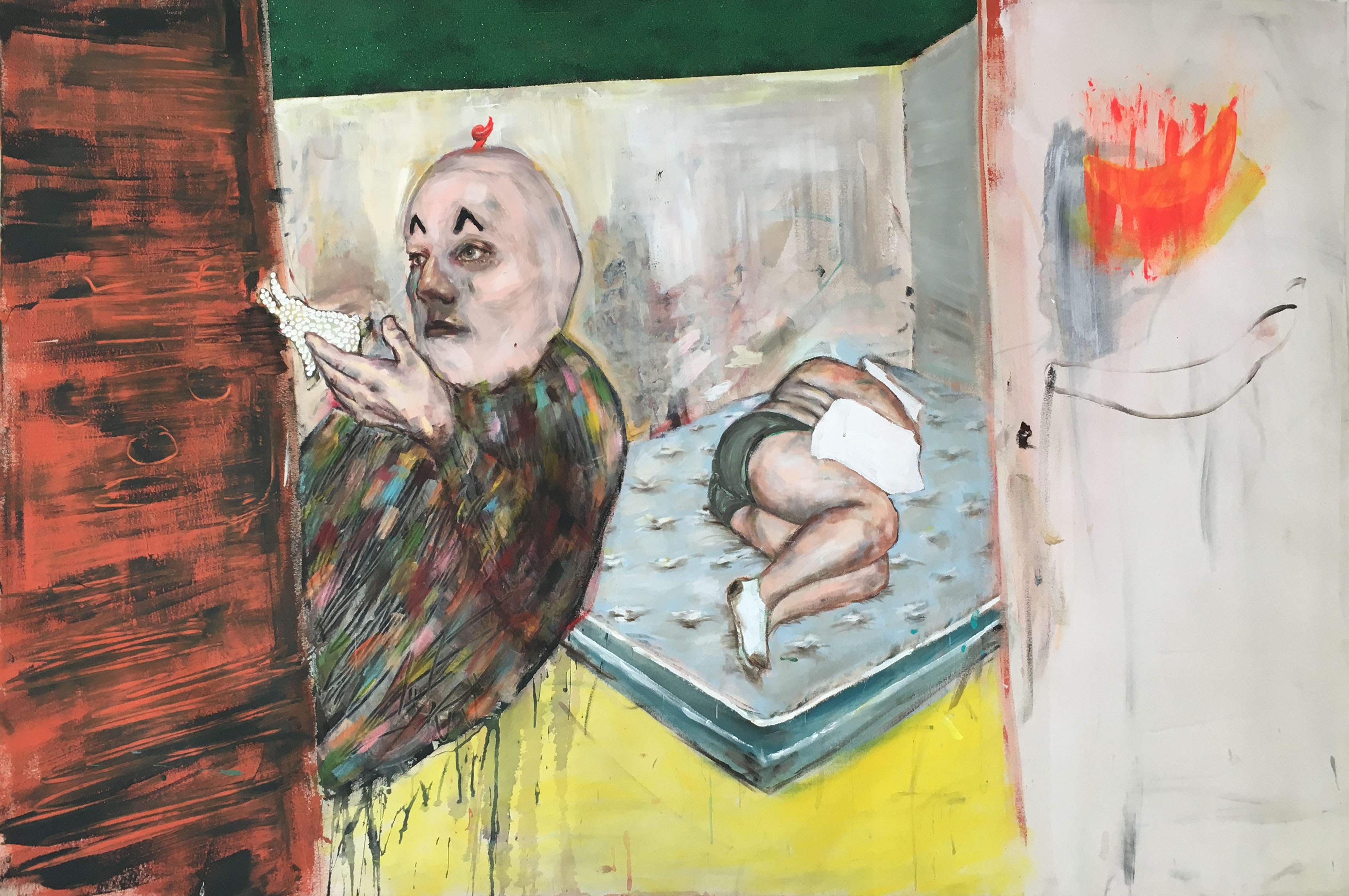 3396x2256 Shame'D Banans - Cris Alison Painting