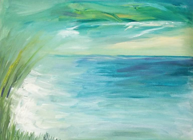 770x558 Saatchi Art Just Crisp Painting By Catherine Perreira - Crisp Painting