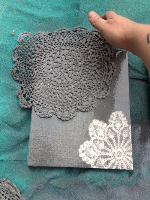 500x666 15 Diy Paintings That Will Put Your Guests In Awe - Crochet Painting