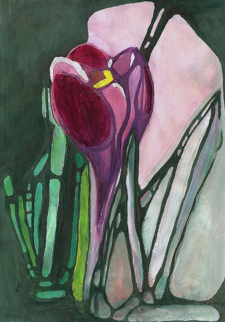 770x1100 Saatchi Art Crocus Painting By Hannah Art - Crocus Painting