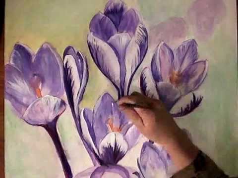 480x360 Crocus Painting - Crocus Painting
