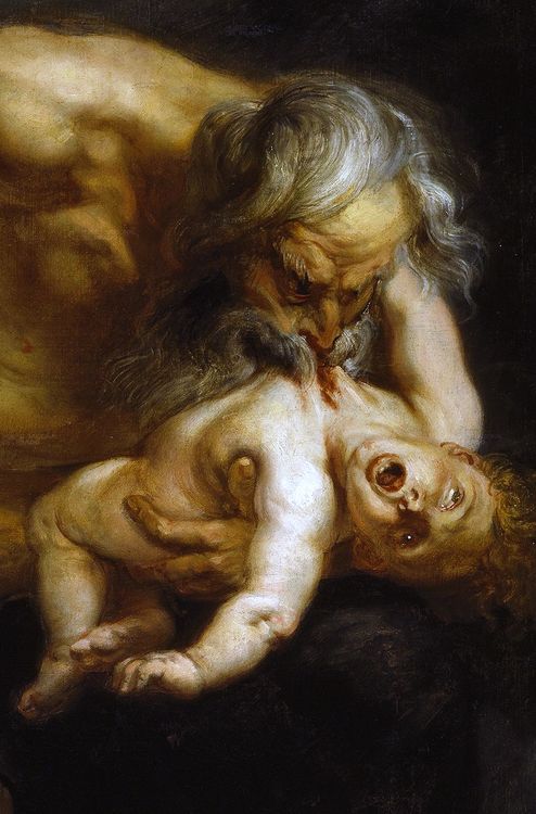 494x750 The World's Catalog Of Ideas - Cronos Painting