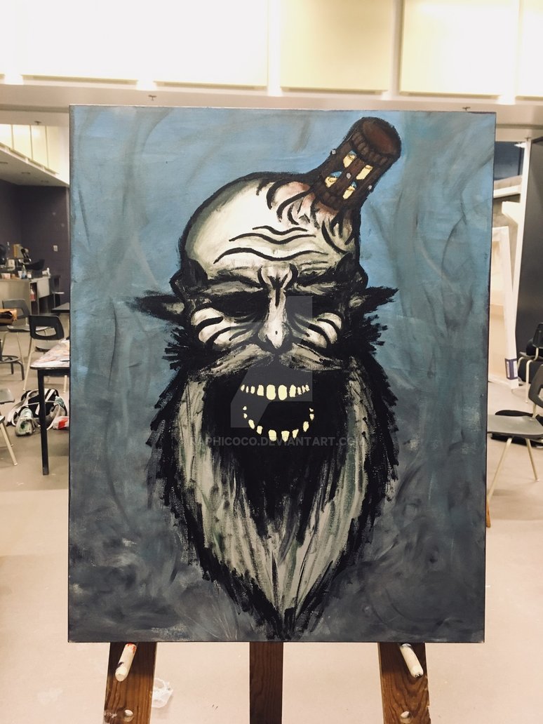 774x1032 A Cronos Painting That I Just Made In Class. By Raphicoco - Cronos Painting