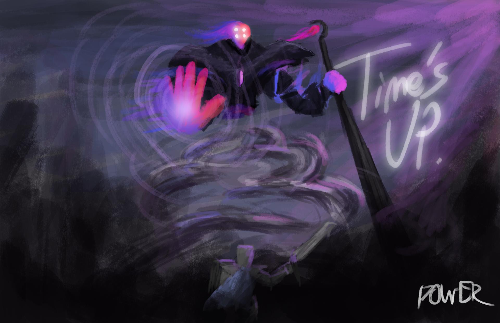 1920x1240 Time's Up Dimension Zero Art By Power - Cronus Painting